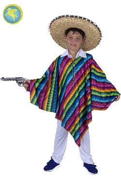 PONCHO MESSICANO BAMBINO
